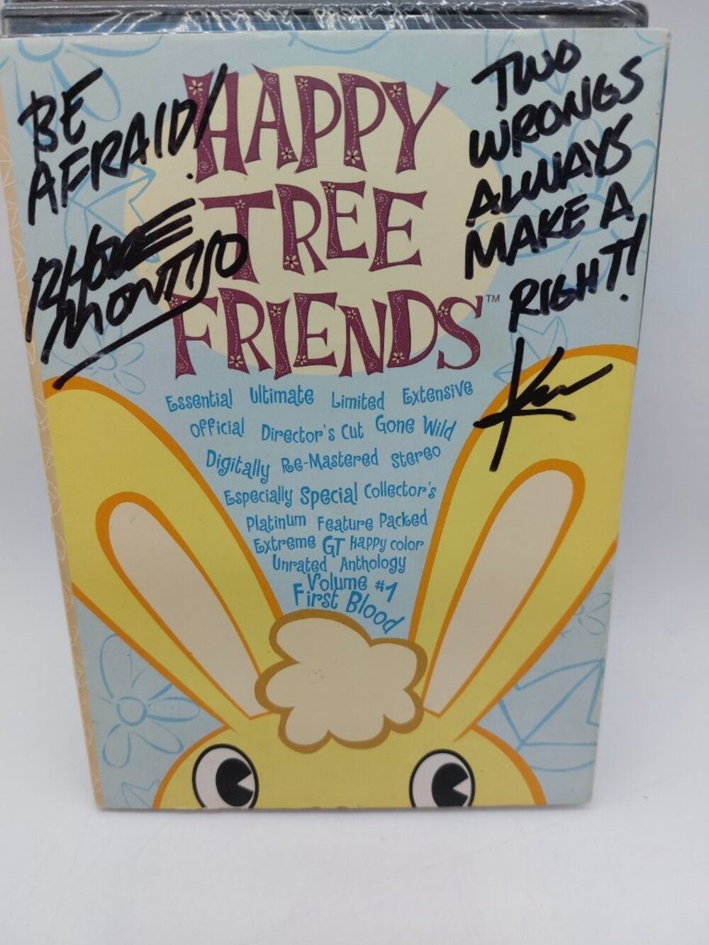 Happy Tree Friends Dvd 2002 Signed